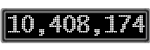 The GaugeControl contains 1 gauge with values: (10,408,042).