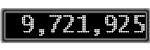The GaugeControl contains 1 gauge with values: (9,721,600).