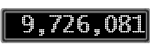 The GaugeControl contains 1 gauge with values: (9,725,917).