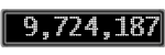 The GaugeControl contains 1 gauge with values: (9,723,901).