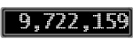 The GaugeControl contains 1 gauge with values: (9,721,990).