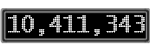 The GaugeControl contains 1 gauge with values: (10,410,895).