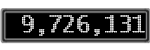 The GaugeControl contains 1 gauge with values: (9,725,434).
