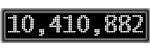 The GaugeControl contains 1 gauge with values: (10,410,894).