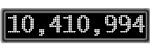 The GaugeControl contains 1 gauge with values: (10,410,889).