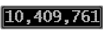 The GaugeControl contains 1 gauge with values: (10,409,786).