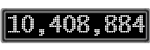 The GaugeControl contains 1 gauge with values: (10,408,909).