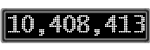 The GaugeControl contains 1 gauge with values: (10,408,234).