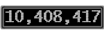 The GaugeControl contains 1 gauge with values: (10,408,298).