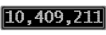 The GaugeControl contains 1 gauge with values: (10,408,260).