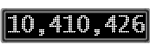 The GaugeControl contains 1 gauge with values: (10,410,313).