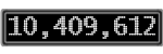 The GaugeControl contains 1 gauge with values: (10,409,487).