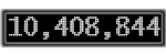 The GaugeControl contains 1 gauge with values: (10,408,250).