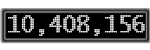 The GaugeControl contains 1 gauge with values: (10,408,032).
