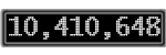 The GaugeControl contains 1 gauge with values: (10,410,528).