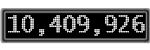 The GaugeControl contains 1 gauge with values: (10,409,789).