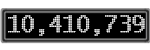 The GaugeControl contains 1 gauge with values: (10,410,527).