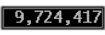 The GaugeControl contains 1 gauge with values: (9,724,253).