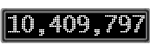 The GaugeControl contains 1 gauge with values: (10,409,600).
