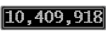 The GaugeControl contains 1 gauge with values: (10,409,788).