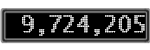 The GaugeControl contains 1 gauge with values: (9,724,192).