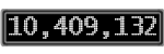 The GaugeControl contains 1 gauge with values: (10,408,860).