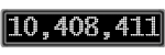 The GaugeControl contains 1 gauge with values: (10,408,235).