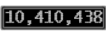 The GaugeControl contains 1 gauge with values: (10,410,313).