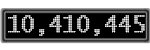 The GaugeControl contains 1 gauge with values: (10,410,313).