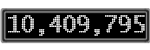 The GaugeControl contains 1 gauge with values: (10,409,496).