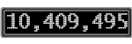 The GaugeControl contains 1 gauge with values: (10,408,988).