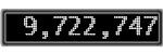 The GaugeControl contains 1 gauge with values: (9,722,316).