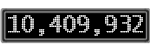 The GaugeControl contains 1 gauge with values: (10,409,786).
