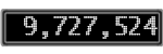 The GaugeControl contains 1 gauge with values: (9,727,085).