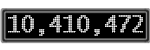 The GaugeControl contains 1 gauge with values: (10,410,478).