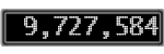 The GaugeControl contains 1 gauge with values: (9,727,102).