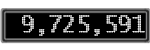 The GaugeControl contains 1 gauge with values: (9,725,433).