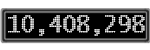 The GaugeControl contains 1 gauge with values: (10,408,032).