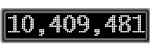 The GaugeControl contains 1 gauge with values: (10,409,051).