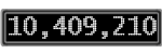 The GaugeControl contains 1 gauge with values: (10,408,284).