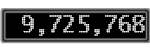 The GaugeControl contains 1 gauge with values: (9,725,433).