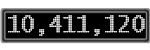 The GaugeControl contains 1 gauge with values: (10,410,490).