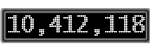 The GaugeControl contains 1 gauge with values: (10,411,963).