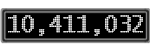 The GaugeControl contains 1 gauge with values: (10,410,889).