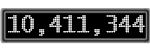 The GaugeControl contains 1 gauge with values: (10,410,880).