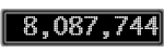 The GaugeControl contains 1 gauge with values: (8,087,586).