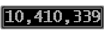 The GaugeControl contains 1 gauge with values: (10,409,786).