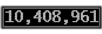 The GaugeControl contains 1 gauge with values: (10,408,103).