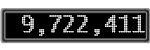 The GaugeControl contains 1 gauge with values: (9,722,158).