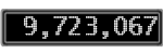 The GaugeControl contains 1 gauge with values: (9,722,920).